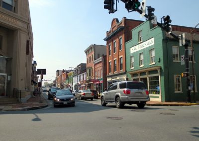 Town center in Leesburg, VA